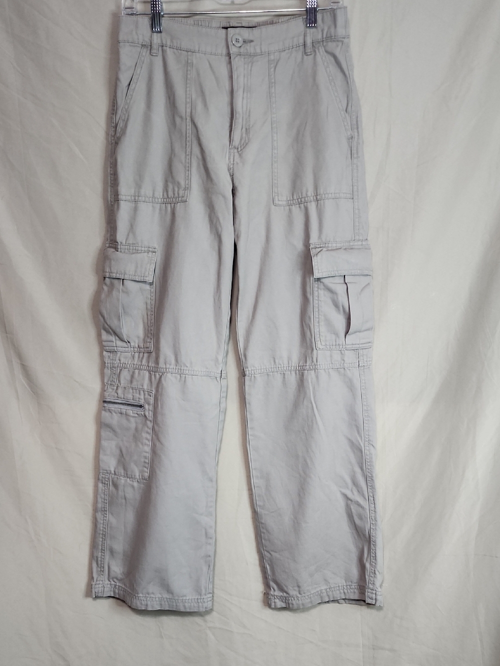 Aeropostale Light Gray Men's Cargo Pants - Utility Pockets